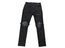画像をギャラリービューアに読み込む, AMIRI アミリ MX1 バイカーデニムパンツ スキニージーンズ ブラックコットン 確かにサイズ31 メンズ 美品 中古 4b004418 