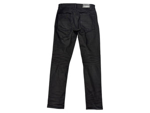 AMIRI アミリ MX1 バイカーデニムパンツ スキニージーンズ ブラックコットン 確かにサイズ31 メンズ 美品 中古 4b004418 