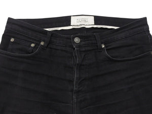 GIVENCHY ジバンシー デニムパンツ スキニー ブラック コットン 確か 30 中古 4b004419 