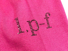 Load image into Gallery viewer, Lucien Pellat-Finet ルシアンペラフィネ 刺繍 ジップアップ パーカー ピンク グレー コットン サイズM 美品 中古 4b004421