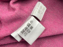 Load image into Gallery viewer, Lucien Pellat-Finet ルシアンペラフィネ 刺繍 ジップアップ パーカー ピンク グレー コットン サイズM 美品 中古 4b004421
