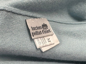 Lucien Pellat-Finet ルシアンペラフィネ ニット セーター ドッグ セーター ブルー カシミヤ 美品 中古 4b004422