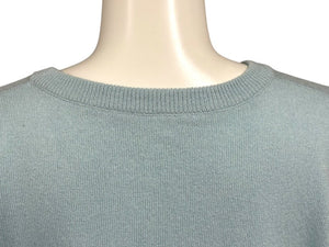 Lucien Pellat-Finet ルシアンペラフィネ ニット セーター ドッグ セーター ブルー カシミヤ 美品 中古 4b004422