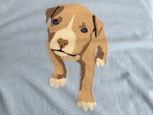 Load image into Gallery viewer, Lucien Pellat-Finet ルシアンペラフィネ ニット セーター ドッグ セーター ブルー カシミヤ 美品 中古 4b004422