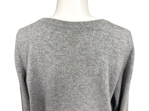Lucien Pellat-Finet ルシアンペラフィネ ニット セーター スヌーピー セーター グレー カシミヤ 美品 中古 4b004423