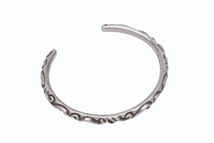 CHROME HEARTS クロムハーツ BANGLE SCOLL スクロールバンド バングル ブレスレット 重量約18.3g 1998/.925刻印 シルバー925 美品 中古 4b004425