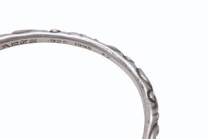 CHROME HEARTS クロムハーツ BANGLE SCOLL スクロールバンド バングル ブレスレット 重量約18.3g 1998/.925刻印 シルバー925 美品 中古 4b004425