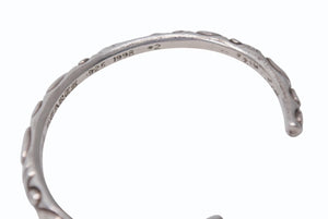 CHROME HEARTS クロムハーツ BANGLE SCOLL スクロールバンド バングル ブレスレット 重量約18.3g 1998/.925刻印 シルバー925 美品 中古 4b004425
