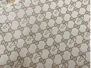 極美品 GUCCI×PALACE グッチ×パレス GG-Pパターン バギージーンズ GGスプリームキャンバス 723927 XDCAP サイズ30 ブルー 中古 4b004429 