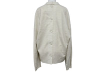 Load image into Gallery viewer, 極美品 Christian Dior クリスチャンディオール ノーカラー バックボタンジャケット 393C665A5845 サイズ46 アイボリー 中古 4b004430