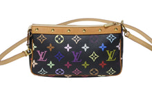 Load image into Gallery viewer, LOUIS VUITTON ルイヴィトン ポシェットアクセソワール アクセサリーポーチ M92648 モノグラム マルチカラー ブラック 美品 中古 4b004446