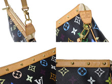 Load image into Gallery viewer, LOUIS VUITTON ルイヴィトン ポシェットアクセソワール アクセサリーポーチ M92648 モノグラム マルチカラー ブラック 美品 中古 4b004446