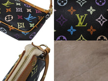 Load image into Gallery viewer, LOUIS VUITTON ルイヴィトン ポシェットアクセソワール アクセサリーポーチ M92648 モノグラム マルチカラー ブラック 美品 中古 4b004447