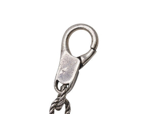 HERMES エルメス カドリーユ ヴィンテージ キーリング キーチェーン チャーム シルバー800 シルバー金具 良品 中古 4b004448
