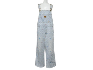 極美品 LOUIS VUITTON ルイヴィトン Tyler the Creator タイラーザクリエイター モノグラムデニム オーバーオール ブルー サイズ31 中古 4b004450
