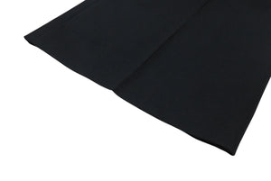 極美品 CELINE セリーヌ 18AW ウエストロゴ ワイドパンツ 2 1V33 サイズ36 チャコール フィービー期 中古 4b004452