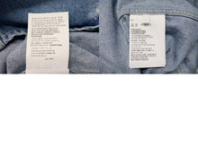 Load image into Gallery viewer, 極美品 PRADA プラダ オーガニックデニム ミニドレス GFA122 サイズ36 トライアングルロゴ インディゴブルー 中古 4b004454