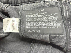Alexander Wang アレキサンダーワン スカート デニムスリットマキシスカート 413910 コットン ブラック サイズ24 美品 中古 4b004455 