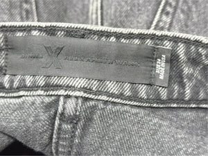 Alexander Wang アレキサンダーワン スカート デニムスリットマキシスカート 413910 コットン ブラック サイズ24 美品 中古 4b004455 