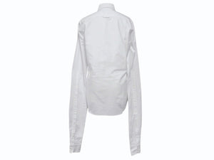 THOM BROWNE トムブラウン オックスフォードクラシックボタンダウンシャツ MM225A-00139100 コットン ホワイト サイズ1 美品 中古 4b004456
