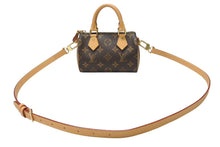 Load image into Gallery viewer, 未使用 LOUIS VUITTON ルイヴィトン ナノスピーディ ハンドバッグ 2WAYバッグ M81085 モノグラム PVC レザー 中古 4b004457