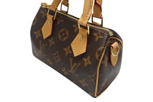 Load image into Gallery viewer, 未使用 LOUIS VUITTON ルイヴィトン ナノスピーディ ハンドバッグ 2WAYバッグ M81085 モノグラム PVC レザー 中古 4b004457