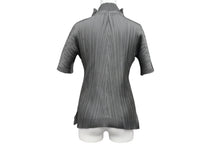 画像をギャラリービューアに読み込む, 極美品 ISSEY MIYAKE ME イッセイミヤケ スリーブ 総柄 カットソー IF62FJ21902 グレー 中古 4b004463