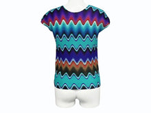 Load image into Gallery viewer, 極美品 ISSEY MIYAKE ME イッセイミヤケ ミー ノースリーブ カットソー MI03FK267 ブルー マルチカラー 中古 4b004467
