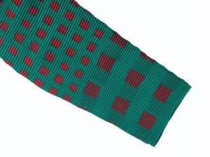 極美品 ISSEY MIYAKE ME イッセイミヤケ ミー 長袖Tシャツ カットソー MI53FJ492 幾何学柄 グリーン マルチカラー 中古 4b004469