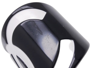 CHANEL シャネル バングル ブレスレット ココマーク 01P刻印 プラスチック ブラック ホワイト 美品 中古 4b004478