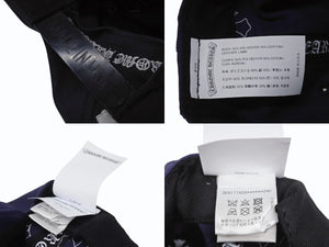 新品未使用 CHROME HEARTS クロムハーツ 5パネル セメタリークロスパッチ ベースボールキャップ ONE SIZE 9パッチ ネイビー 中古 4b004479