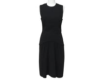 Load image into Gallery viewer, PRADA プラダ ノースリーブ ワンピース ドレス プリーツ ミディ丈 ブラック サイズ38 美品 中古 4b004484