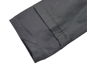極美品 ALAÏA アライア DRAPED PARKA ドレープド パーカー AA9M02703T496 サイズ34 ナイロン シルク ラムスキン ブラック 中古 4b004490