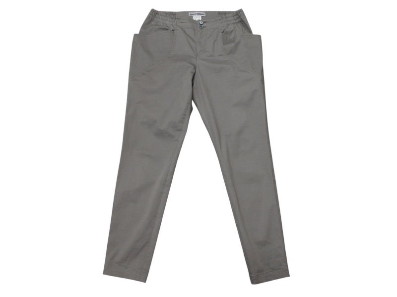 ISSEY MIYAKE イッセイミヤケ イージーパンツ フルレングス IM23FF015 日本製 グレー サイズ2 美品 中古 4b004498