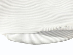 ISSEY MIYAKE イッセイミヤケ 変形デザイン ニットワンピース 七分袖 膝丈 M41-KH795 グレー サイズ2 美品 中古 4b004500