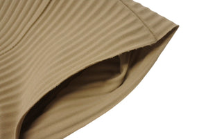 極美品 me ISSEY MIYAKE ミー イッセイミヤケ シャツブラウス プリーツ MI32KK91 ポリエステル ブラウン 中古 4b004501