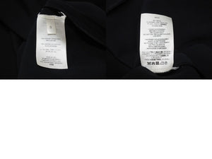 新品同様 THE ROW ザロウ 長袖Tシャツ ロンT サイズ0 139150 ブラック レーヨン アセテート 中古 4b004503