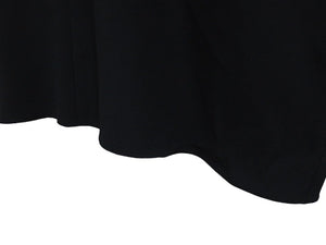 新品同様 THE ROW ザロウ 長袖Tシャツ ロンT サイズ0 139150 ブラック レーヨン アセテート 中古 4b004503