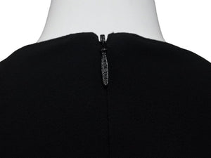 新品同様 THE ROW ザロウ 長袖Tシャツ ロンT サイズ0 139150 ブラック レーヨン アセテート 中古 4b004503