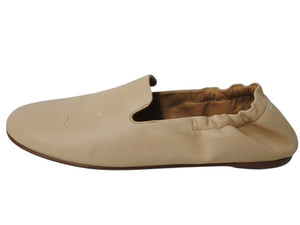 MAISON MARGIELA メゾンマルジェラ 4ステッチ Kiki キキ パンプス シューズ レザー ベージュ ホワイト サイズ37 良品 中古 4b004505