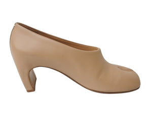 Maison Margiela メゾンマルジェラ 22 TABI タビパンプス スプリットトゥ 足袋 靴 39WL0060 ベージュ サイズ38 美品 中古 4b004508