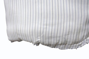 Maison Margiela メゾンマルジェラ オーバーサイズ中綿ストライプシャツ S50DL0396 ポリエステル ホワイト サイズ39 美品 中古 4b004522