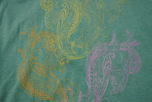 Load image into Gallery viewer, ETRO エトロ 半袖Tシャツ トップス 172-1Y020-9604 イタリア製 コットン グリーン イエロー ピンク サイズXL 美品 中古 4b004523