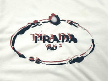 Load image into Gallery viewer, 極美品 PRADA プラダ 18AW 半袖Tシャツ UJN555 サイズXL ホワイト プリント コットン ポリエステル 刺繍 中古 4b004524