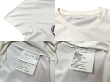 Load image into Gallery viewer, 極美品 PRADA プラダ 18AW 半袖Tシャツ UJN555 サイズXL ホワイト プリント コットン ポリエステル 刺繍 中古 4b004524