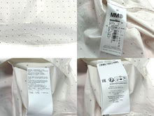 Load image into Gallery viewer, MM6 Maison Margiela MM6 メゾン マルジェラ 長袖シャツ S52DT0014 サイズ40 プリント コットン ポプリン ホワイト 美品 中古 4b004527