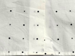 MM6 Maison Margiela MM6 メゾン マルジェラ 長袖シャツ S52DT0014 サイズ40 プリント コットン ポプリン ホワイト 美品 中古 4b004527