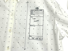 Load image into Gallery viewer, MM6 Maison Margiela MM6 メゾン マルジェラ 長袖シャツ S52DT0014 サイズ40 プリント コットン ポプリン ホワイト 美品 中古 4b004527