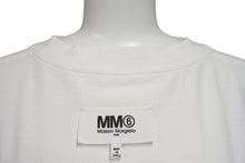 Load image into Gallery viewer, MM6 エムエムシックス ロゴラベル 半袖Ｔシャツ S52GC0236 S23962 ホワイト コットン サイズM 美品 中古 4b004530