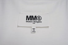 Load image into Gallery viewer, MM6 エムエムシックス ロゴラベル 半袖Ｔシャツ S52GC0236 S23962 ホワイト コットン サイズM 美品 中古 4b004530